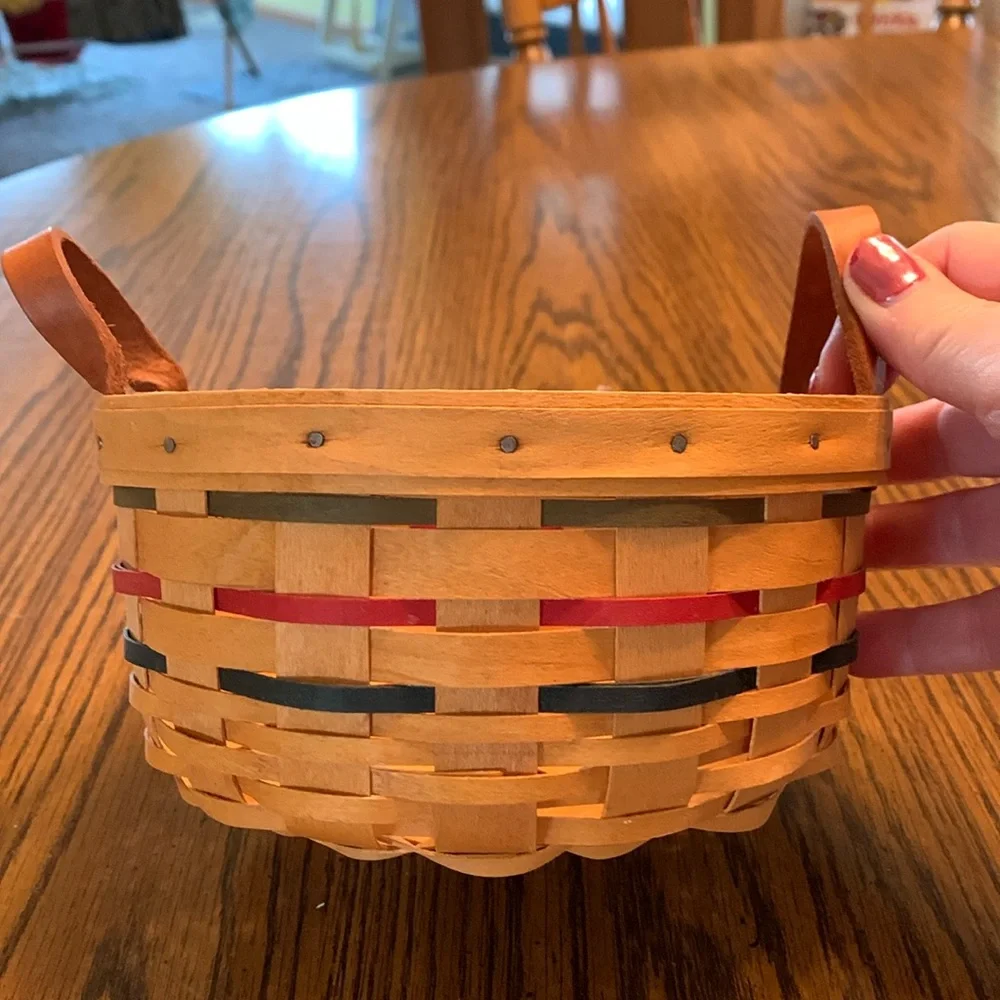 Longaberger Heartland Button Basket